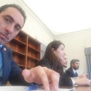 22.01.20 riunione con il Vice Ministro On Crimi e l'On Fiano insieme ai ragazzi dei 455 (foto 4)